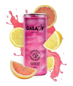 GALAXY DRINK - CANETTES LIMONADE ROSE - 330 ML